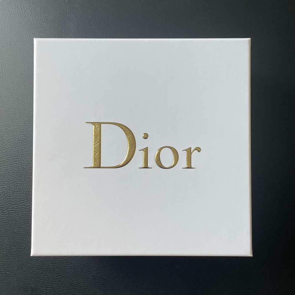 Dior White Box with Gold Logo